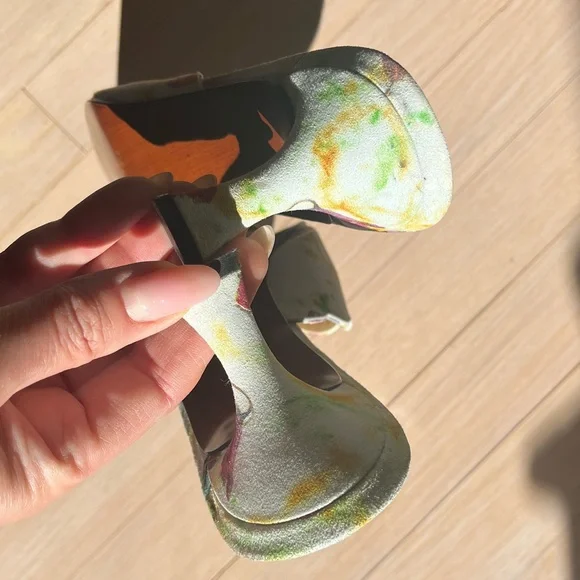 EUC Stuart Weitzman Butterfly 🦋 Mules Size 10 - Picture 5 of 8